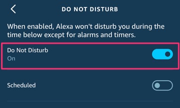 How-to Turn On Do Not Disturb Mode on Amazon Echo | Alexa FAQ